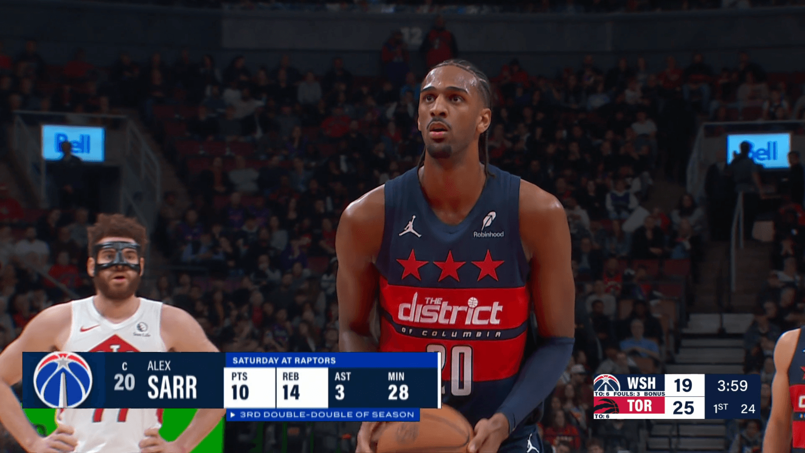 Alexandre Sarr en double-double mais maladroit, Salaün renvoyé en G-League