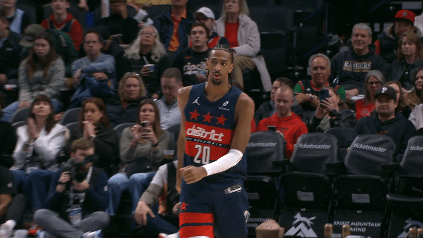 Alexandre Sarr enchaîne avec 20 points, mais Washington chute à Portland
