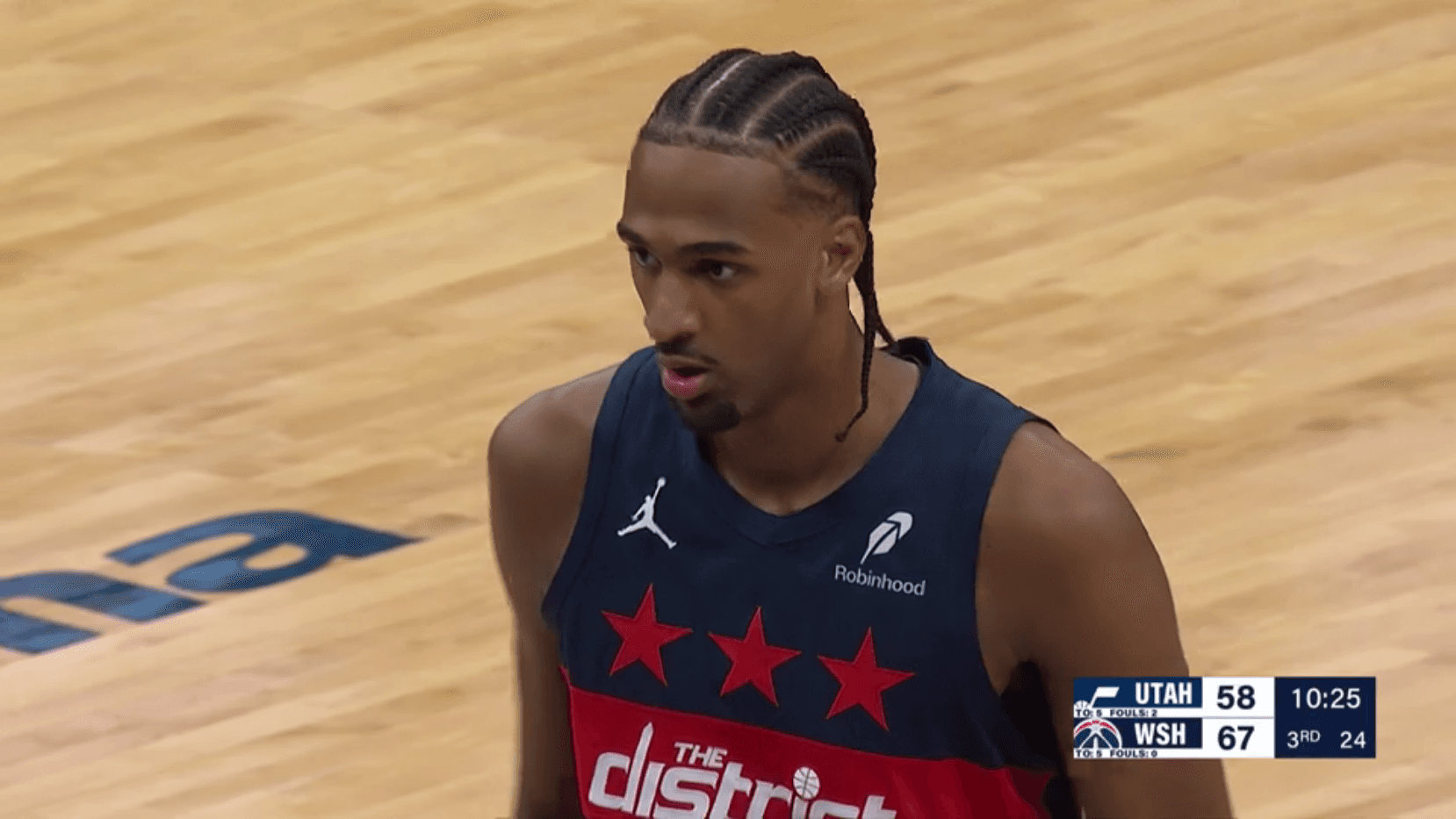 Alexandre Sarr (21 points) guide Washington à la victoire contre Utah