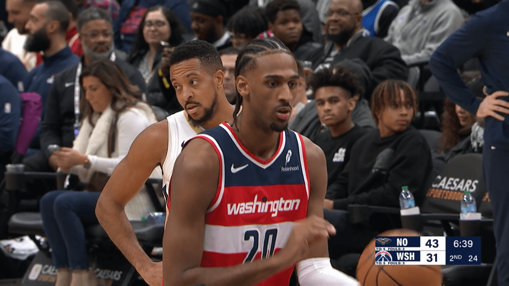 Alexandre Sarr confirme ses progrès, Tidjane Salaün solide au rebond