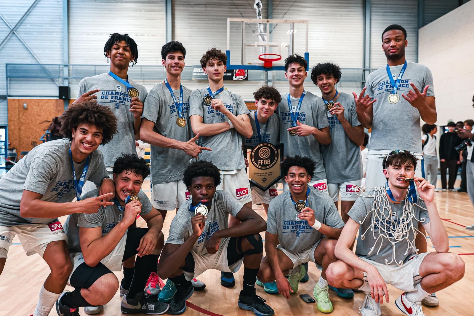 Les Sharks d’Antibes sacrés champions de France U18 Elite !