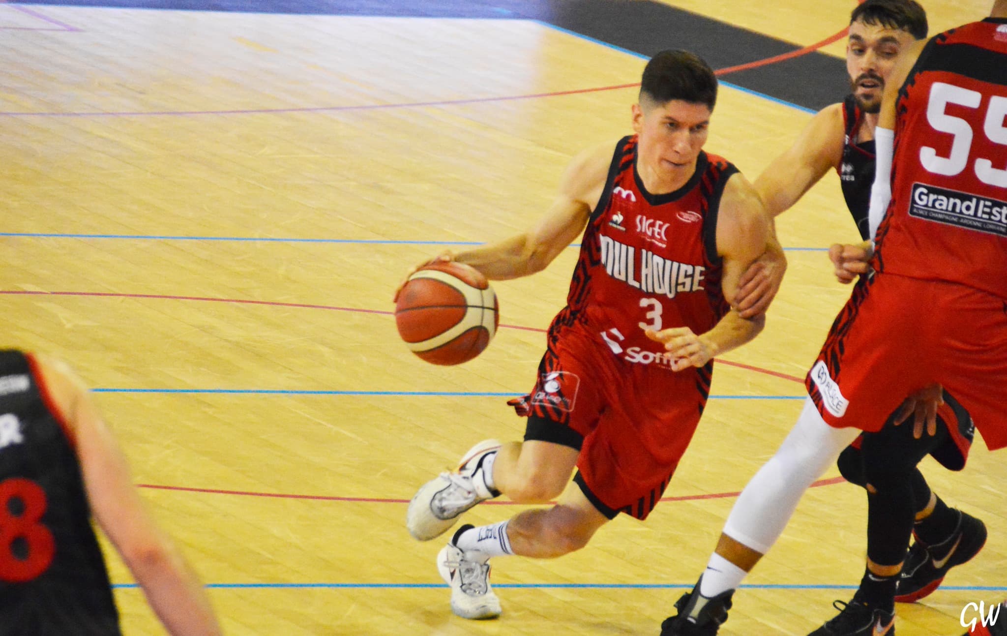 Antoine Dudit en approche à Quimper