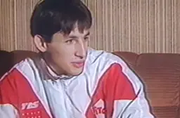 Antoine Rigaudeau en 1989-1990 avec Cholet Basket