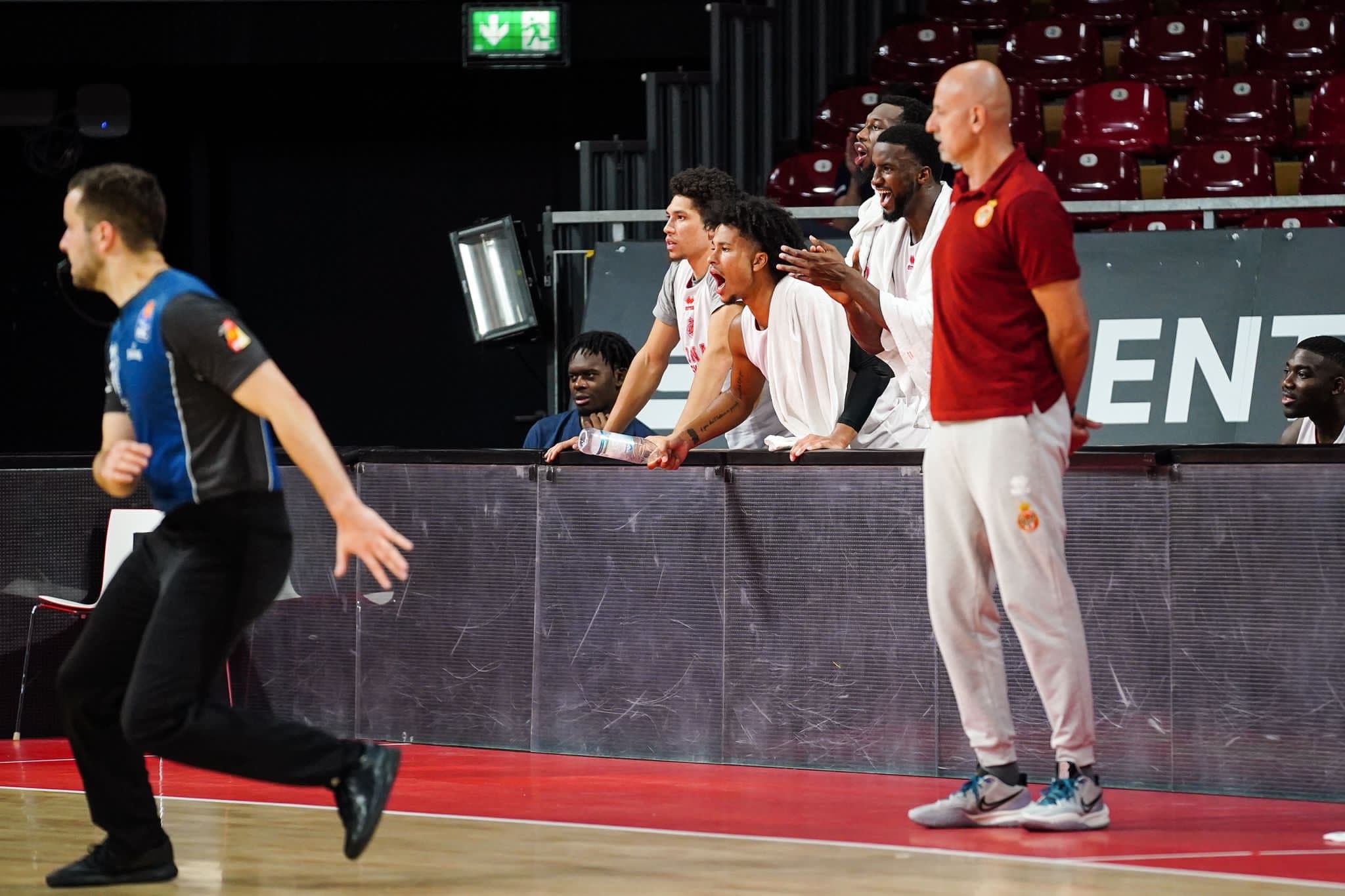 Clarence Nadolny avec l’AS Monaco sur la préparation