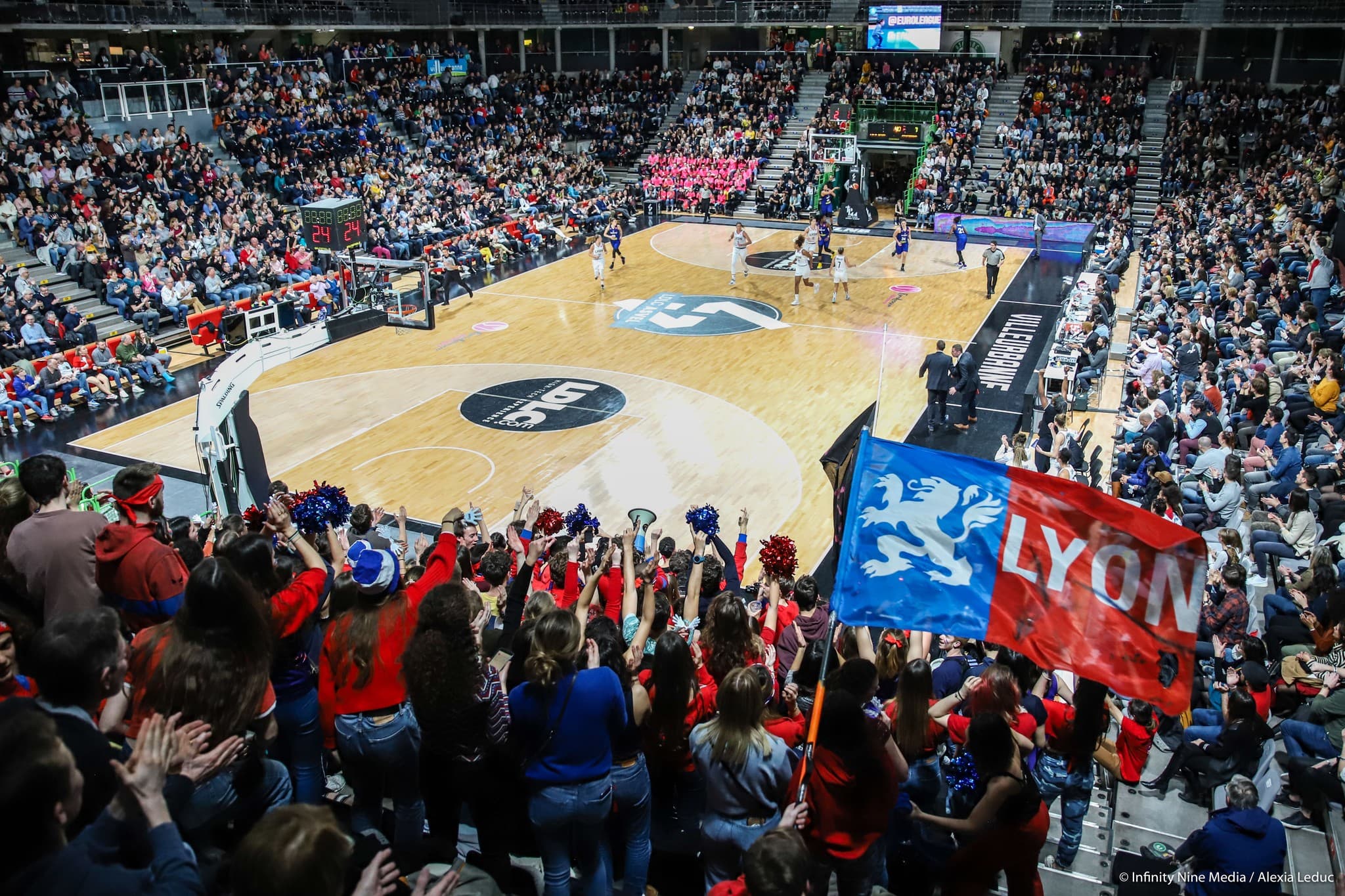 L’ASVEL Féminin jouera le match aller de la finale à l’Astroballe
