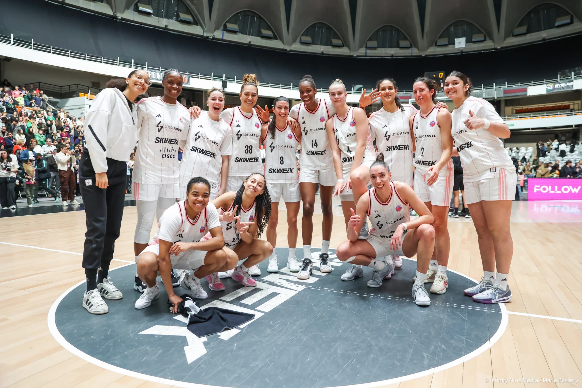 L’ASVEL Féminin domine Gérone et s’invite dans le dernier carré de l’EuroCup