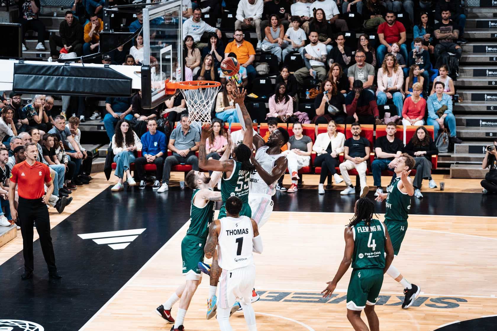 Tombeuse du Portel, l’ASVEL garde sa 3e place avant la dernière journée