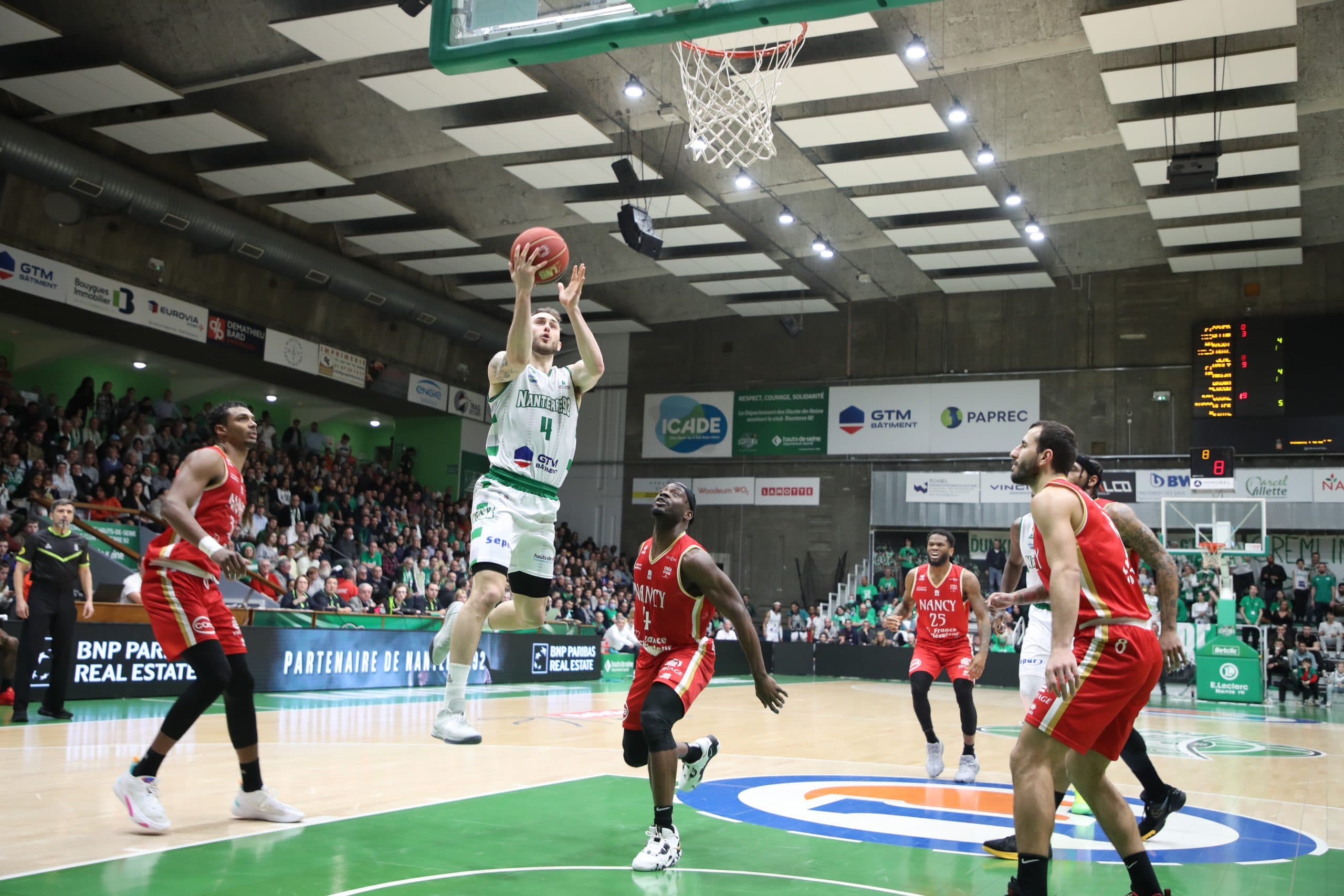 Gravelines-Dunkerque passe la seconde, Nanterre renoue avec la victoire et Paris tombe Cholet