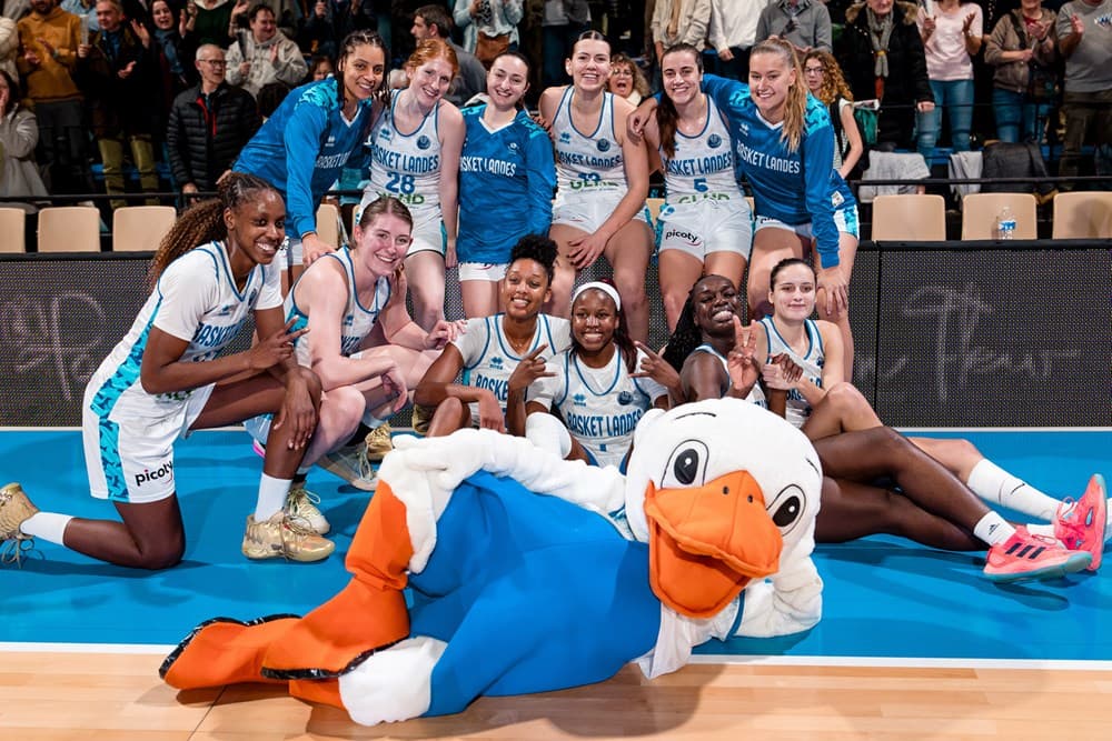Basket Landes sort l’ASVEL, championne en titre, et file en demi-finales