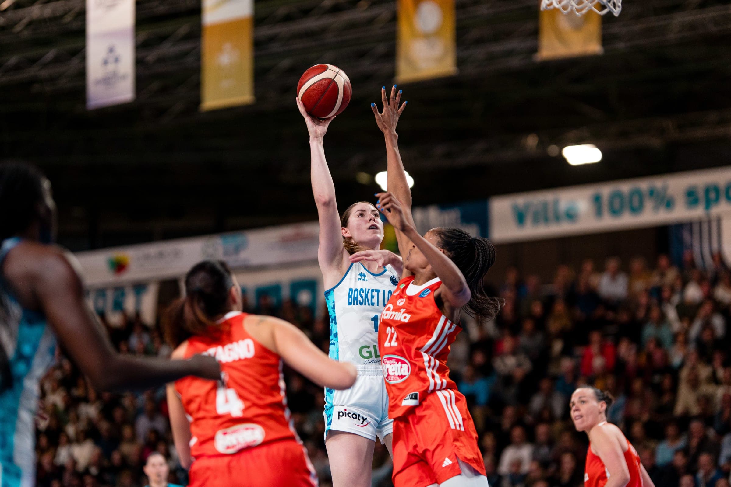 2/3 pour les clubs français au 1er tour de l’EuroLeague : Basket Landes s’offre la première place, pas de miracle pour Villeneuve d’Ascq