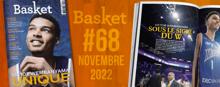 Victor Wembanyama (re)fait la Une de Basket Le Mag