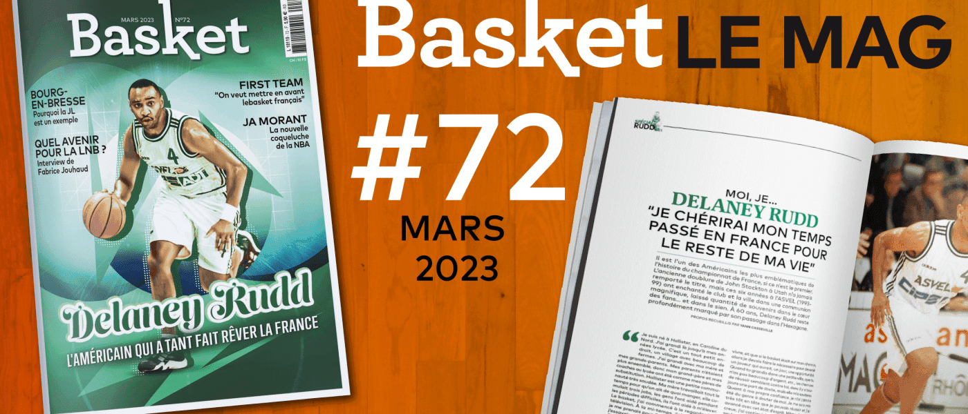 Delaney Rudd et la JL Bourg à l’honneur du n°72 de Basket Le Mag