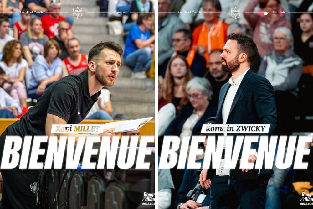 Deux nouveaux assistants arrivent à l’Élan Chalon pour accompagner Elric Delord