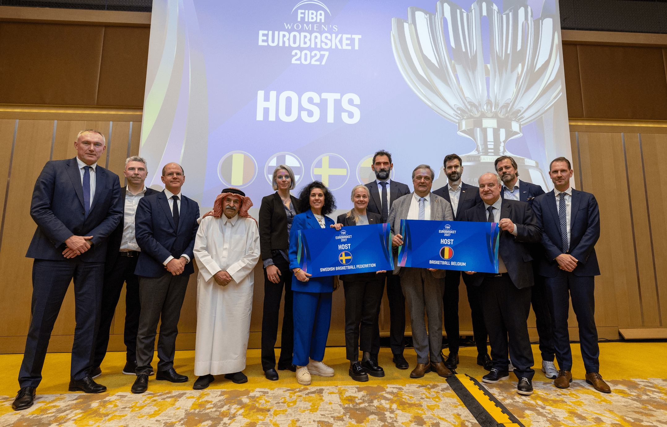 La Belgique et la Suède rejoignent la Finlande et la Lituanie pour organiser l’EuroBasket Féminin 2027