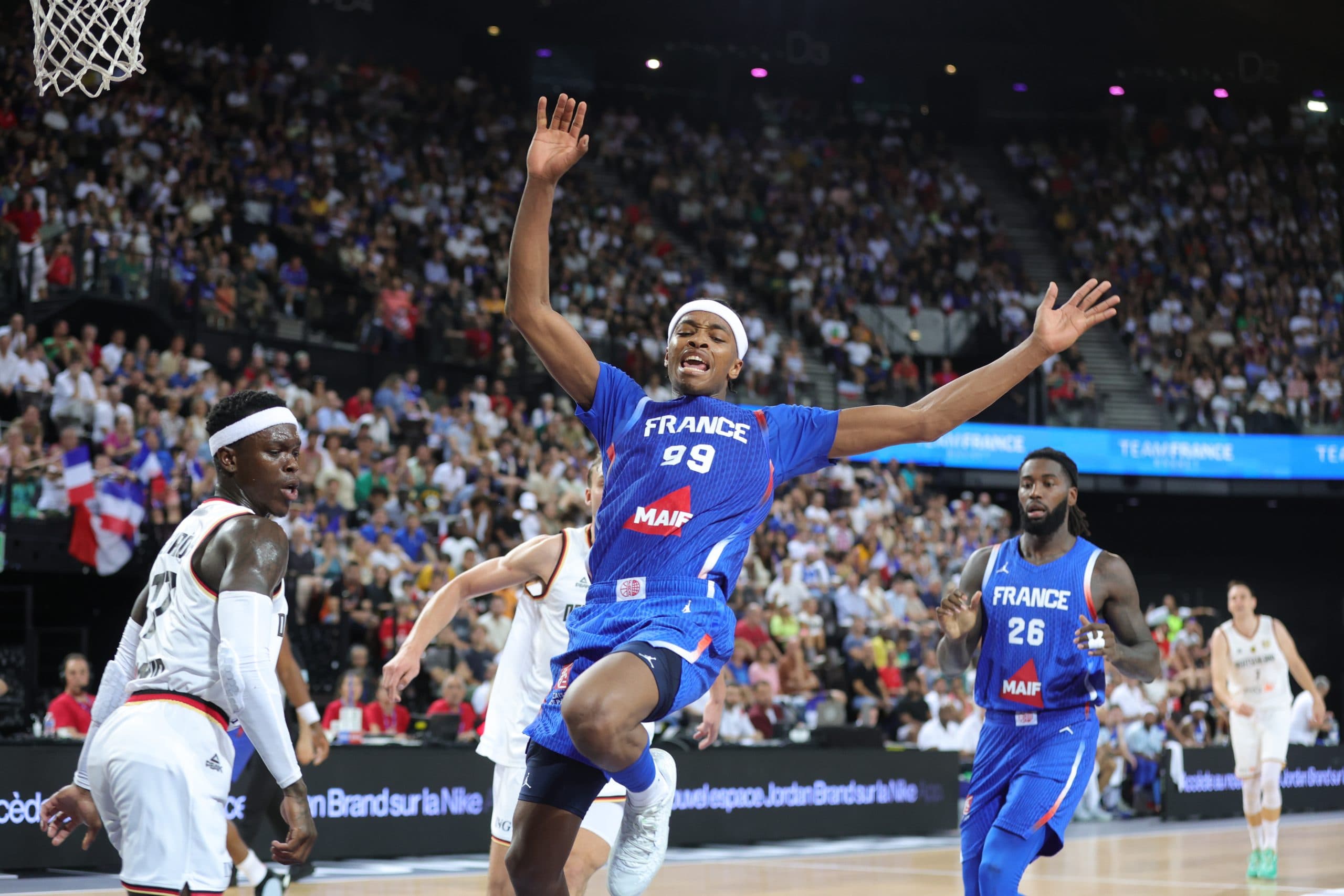 Sans Wemby, l’équipe de France chute face à l’Allemagne