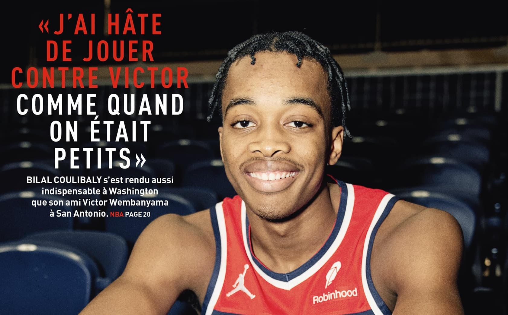 Bilal Coulibaly en Une de L’Équipe Magazine