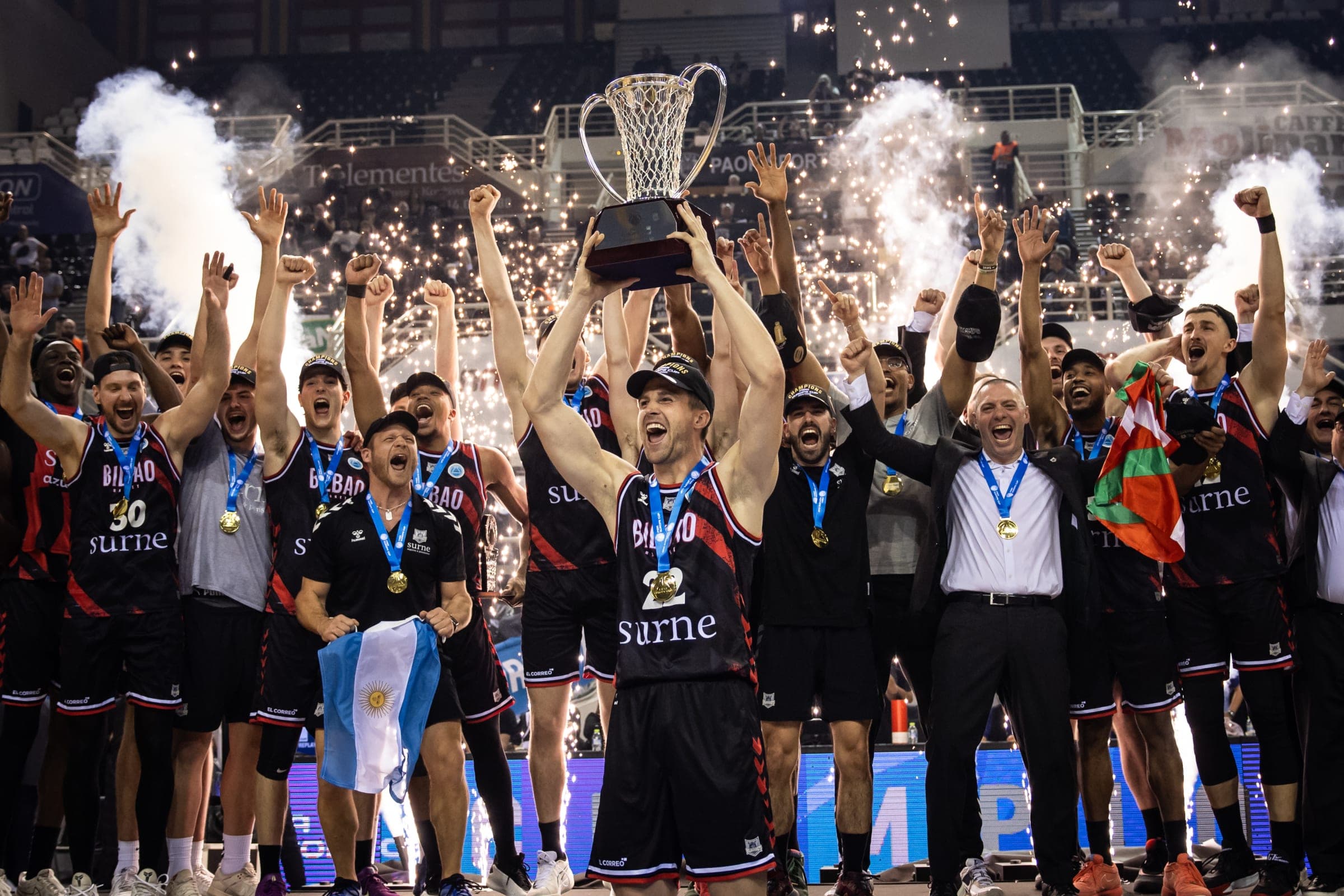 Malcolm Cazalon remporte la FIBA Europe Cup avec Bilbao