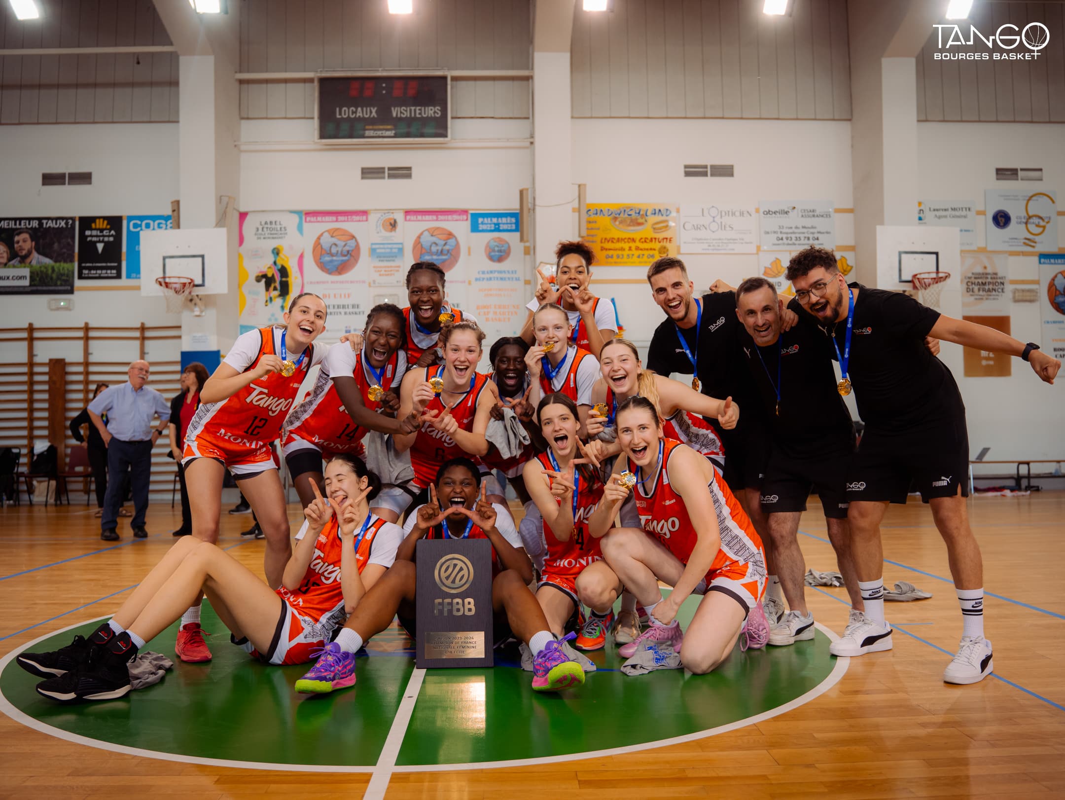 Bourges sacré champion de France U18 féminin 2024