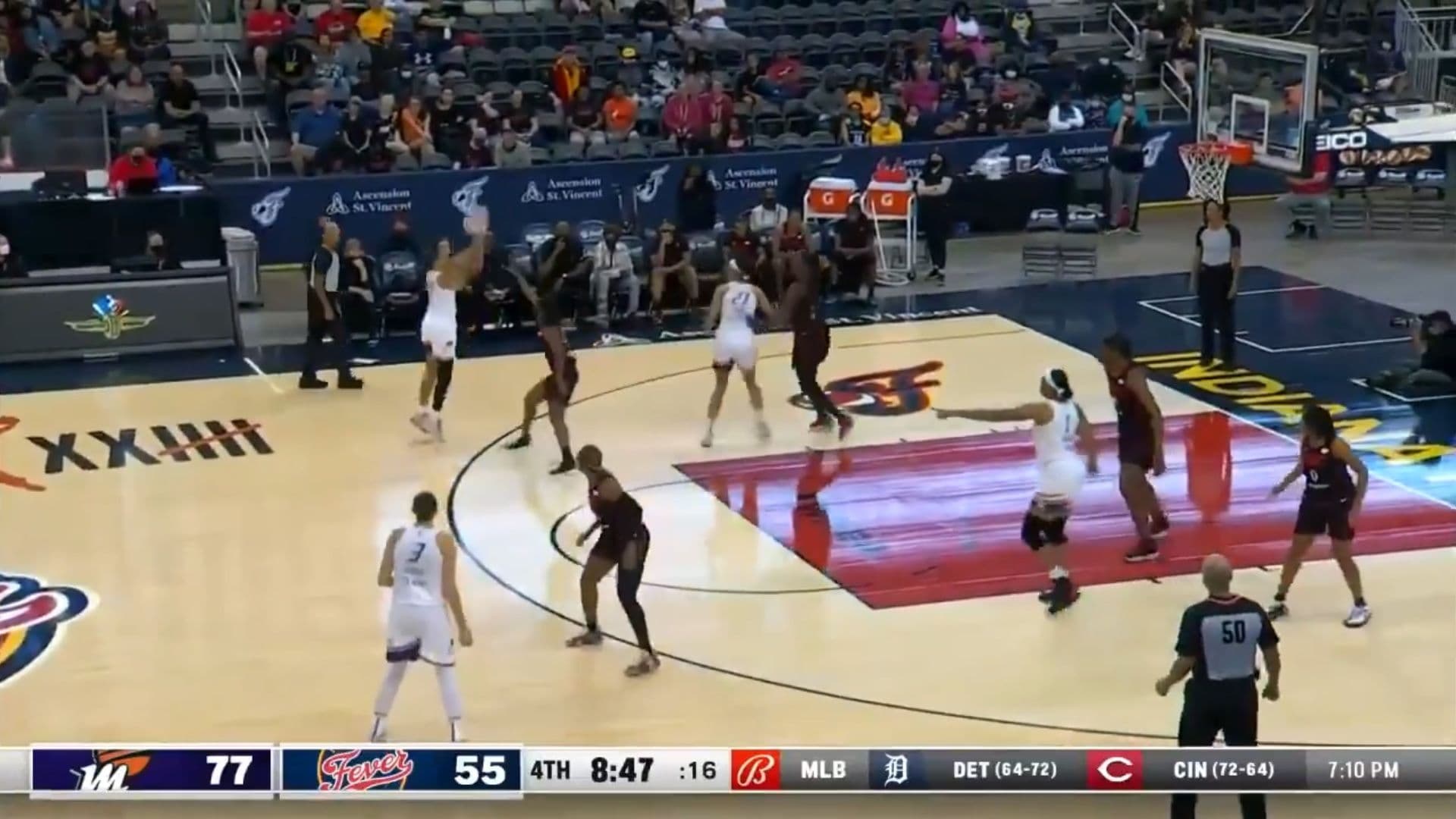 Bria Hartley a joué son premier match de la saison WNBA