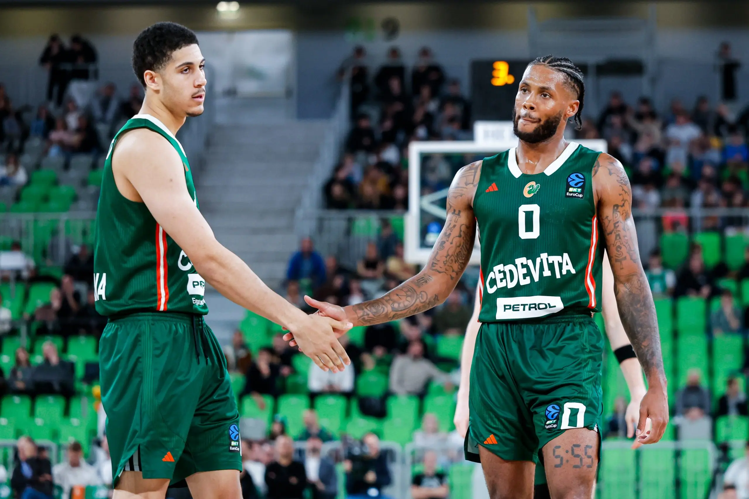 Cameron Houindo : première sortie référence en EuroCup avec le Cedevita Olimpija Ljubljana