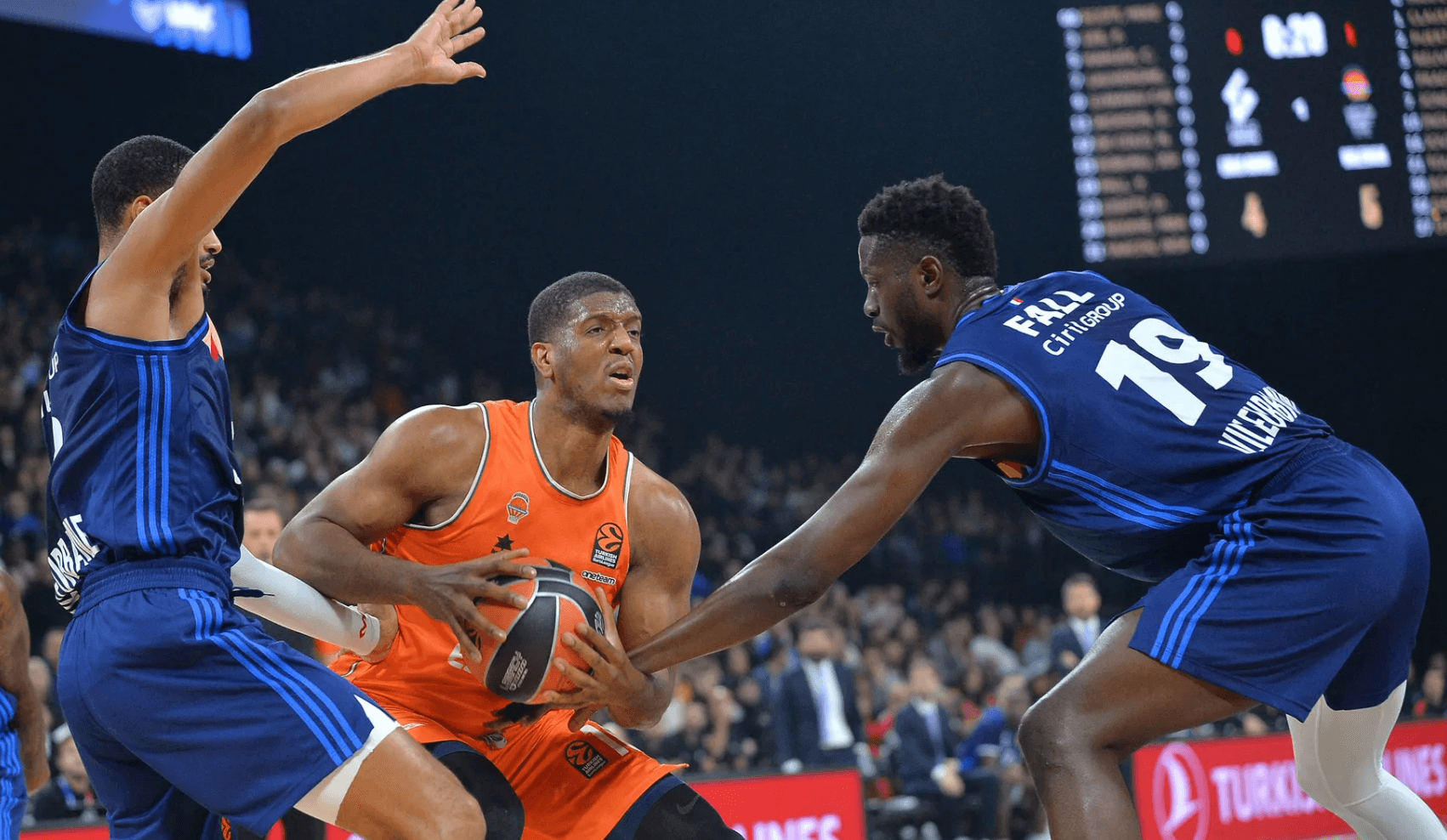 L’ASVEL se saborde après la mi-temps contre Valence