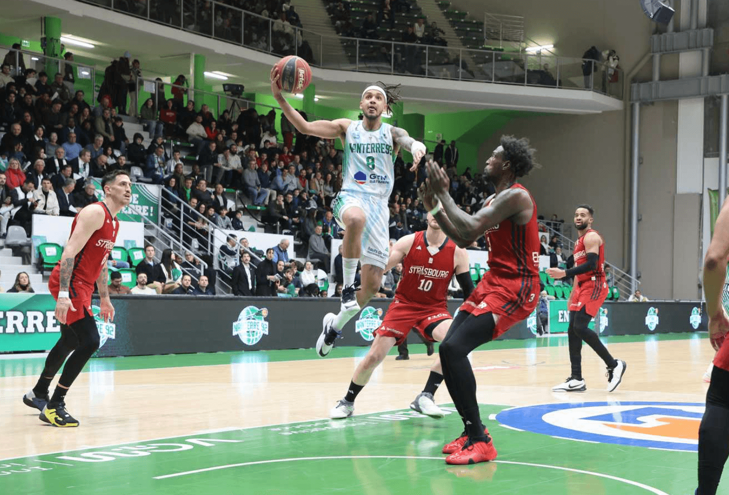 Souverain à domicile, Nanterre commence bien l’année contre Strasbourg