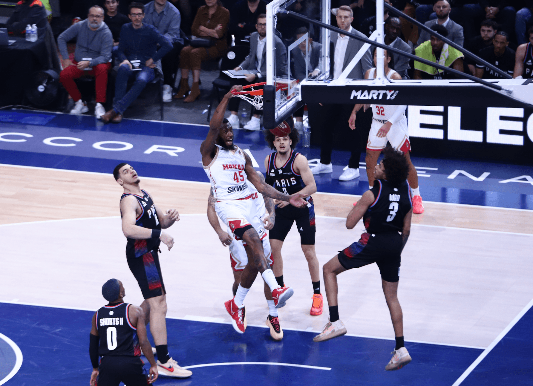 À Bercy, Monaco en démonstration face à un Paris impuissant