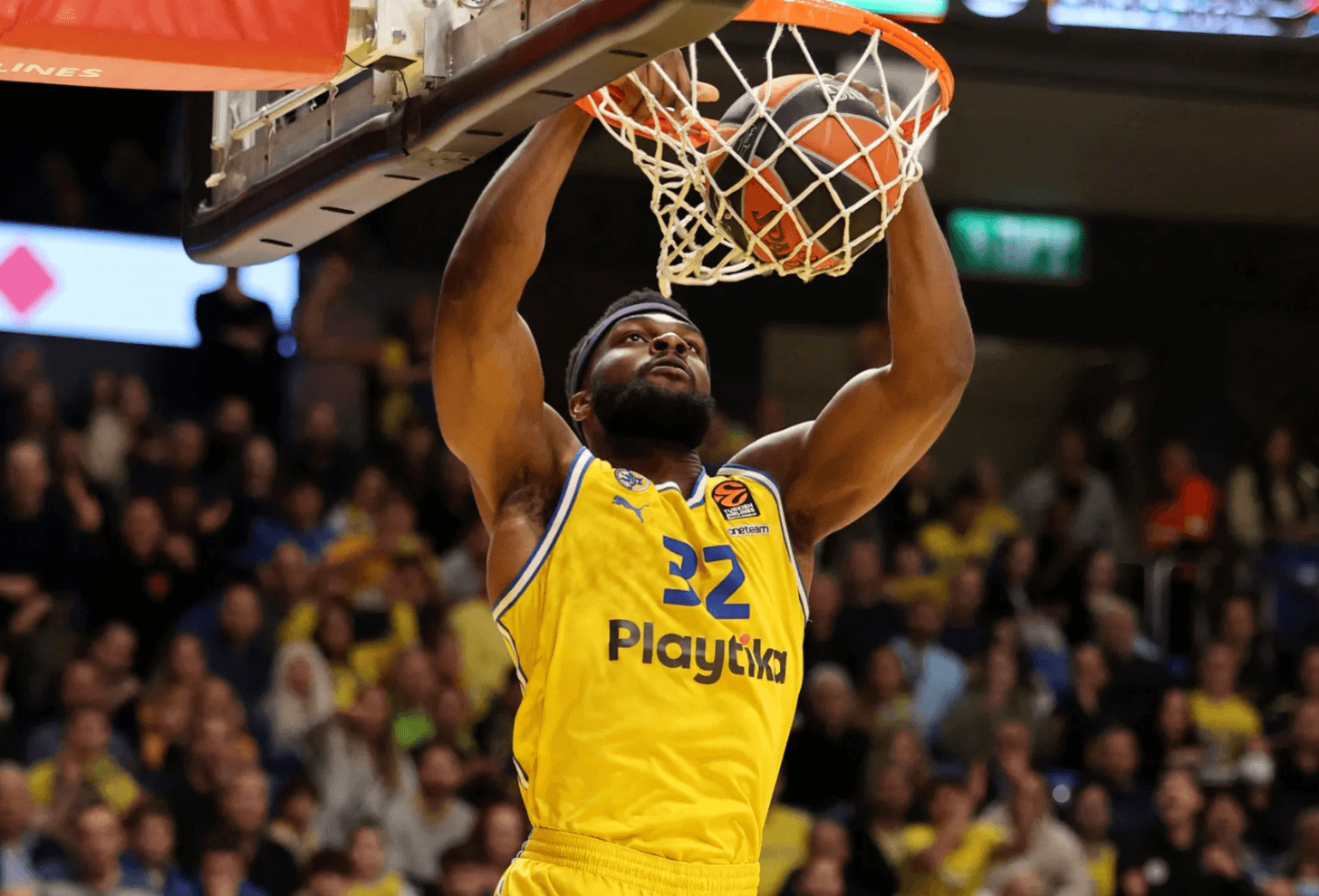 Josh Nebo (Maccabi Tel-Aviv) serait proche de l’Olimpia Milan