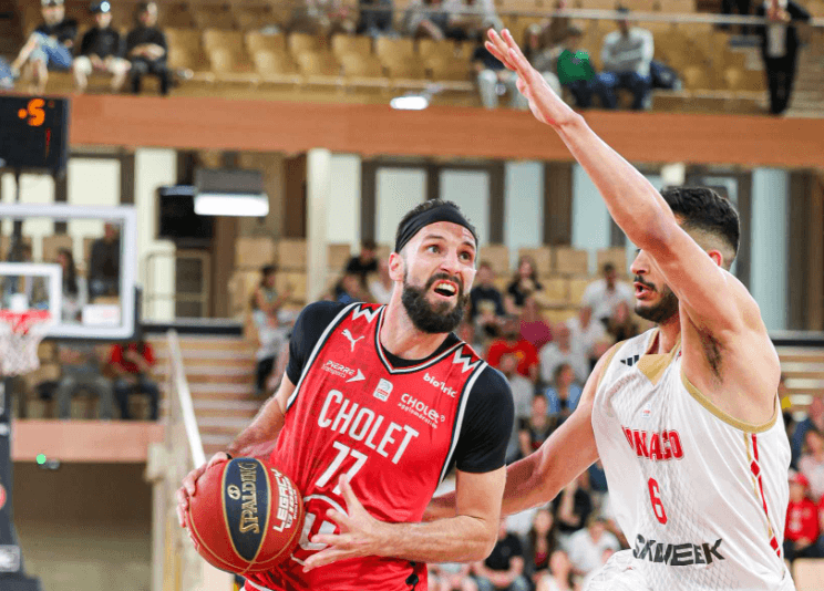 Cholet retrouve la 8e place face à l’équipe bis de Monaco