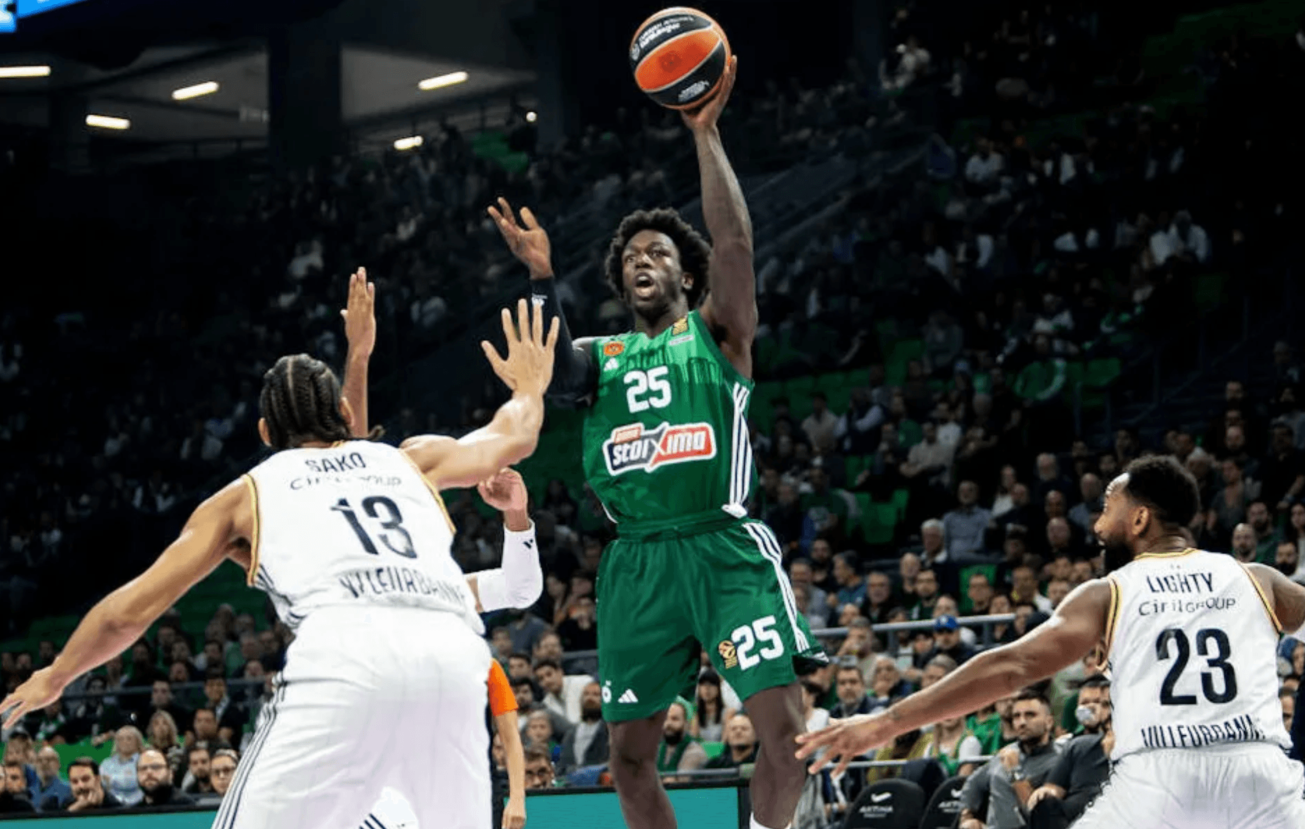 L’ASVEL sans solutions sur le terrain du Panathinaïkos