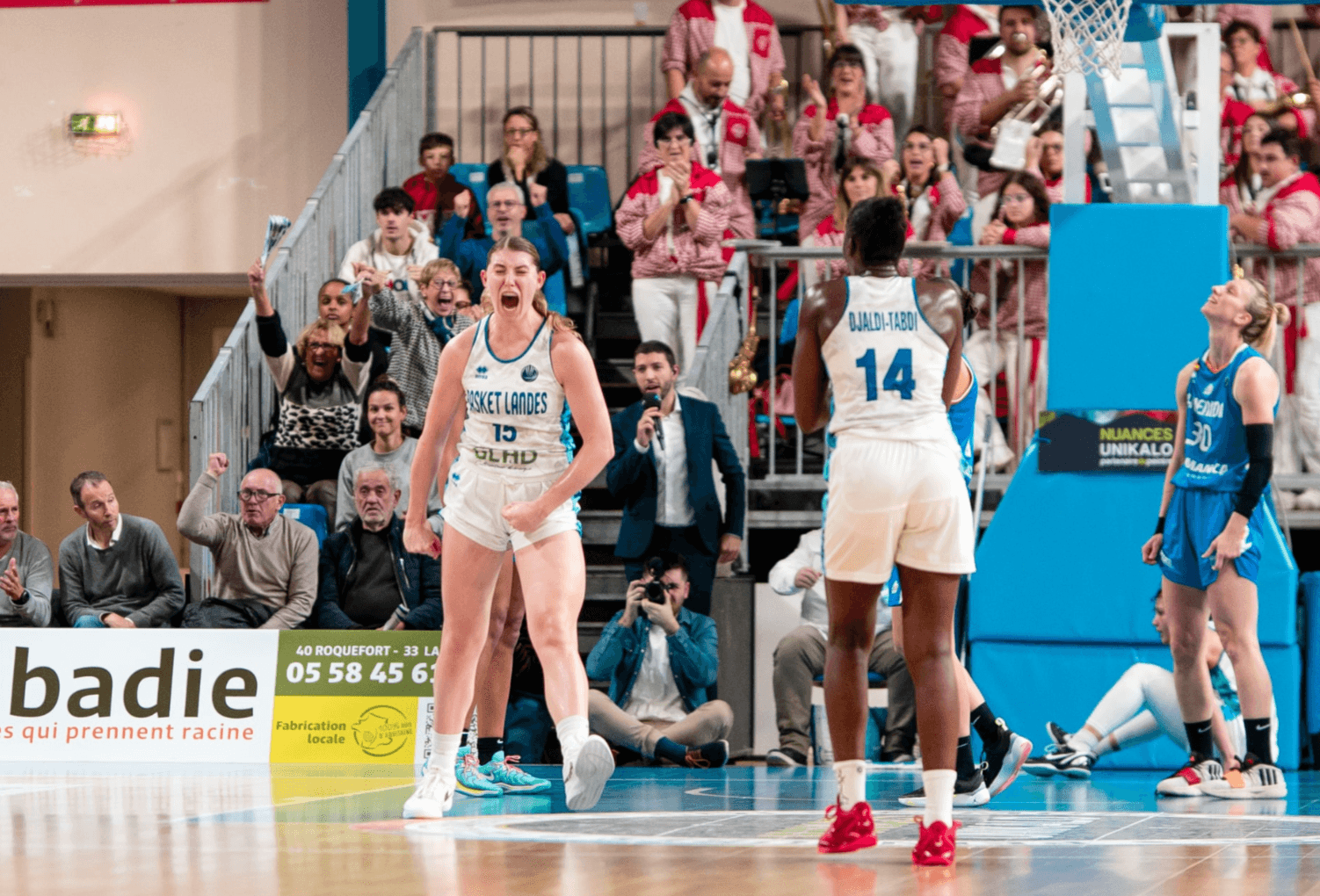 Soirée historique pour Basket Landes, qualifié avec Bourges pour le second tour !