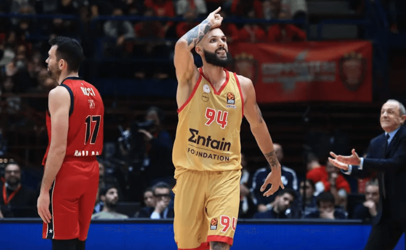 Un 3e quart-temps monstrueux d’Evan Fournier dans la victoire de l’Olympiakos à Milan