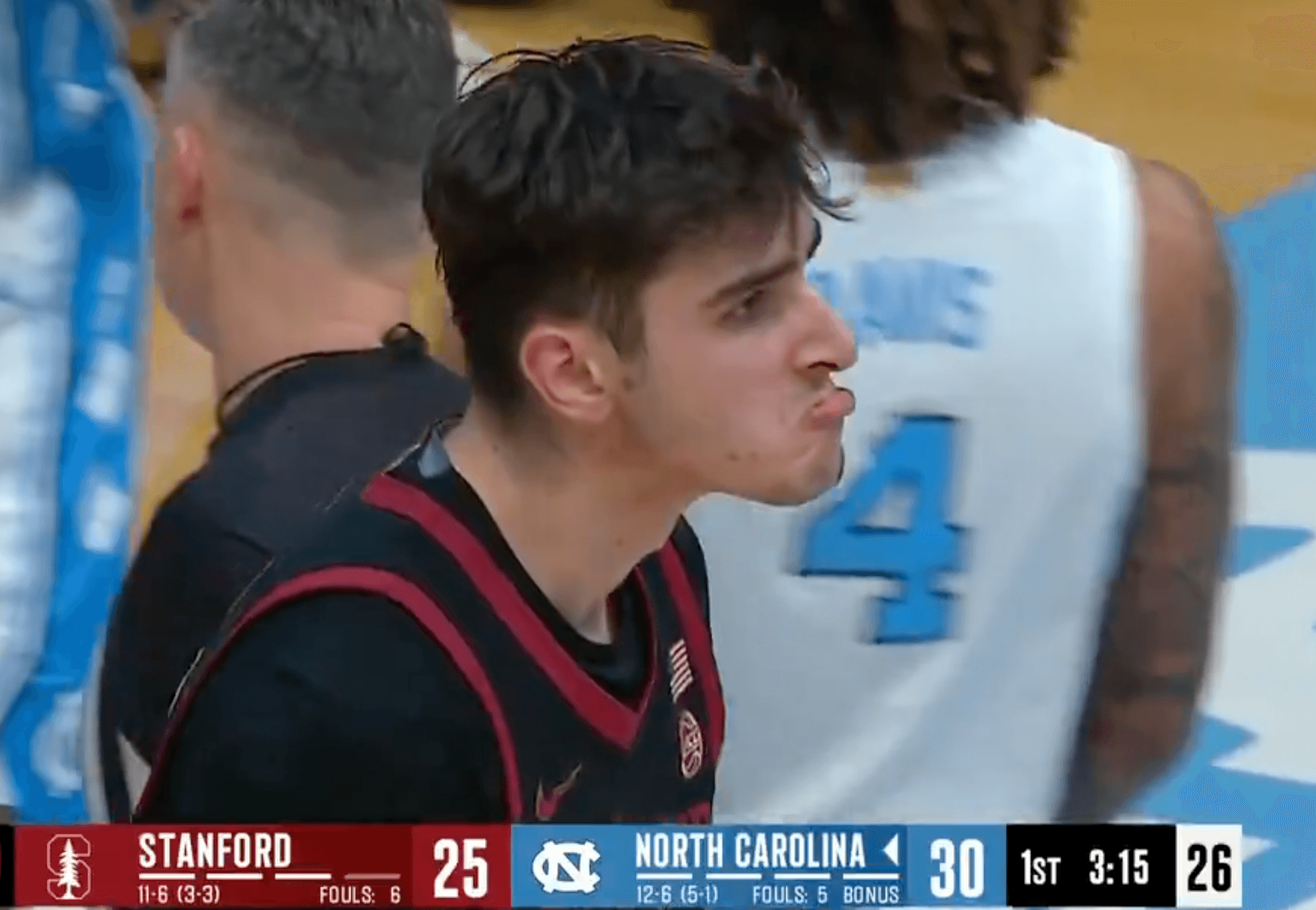 Maxime Raynaud sort un match référence à North Carolina !