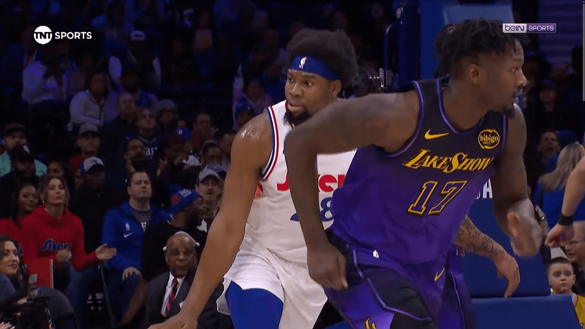Un gros dunk, une célébration pour chambrer : Guerschon Yabusele s’est bien amusé face à Anthony Davis