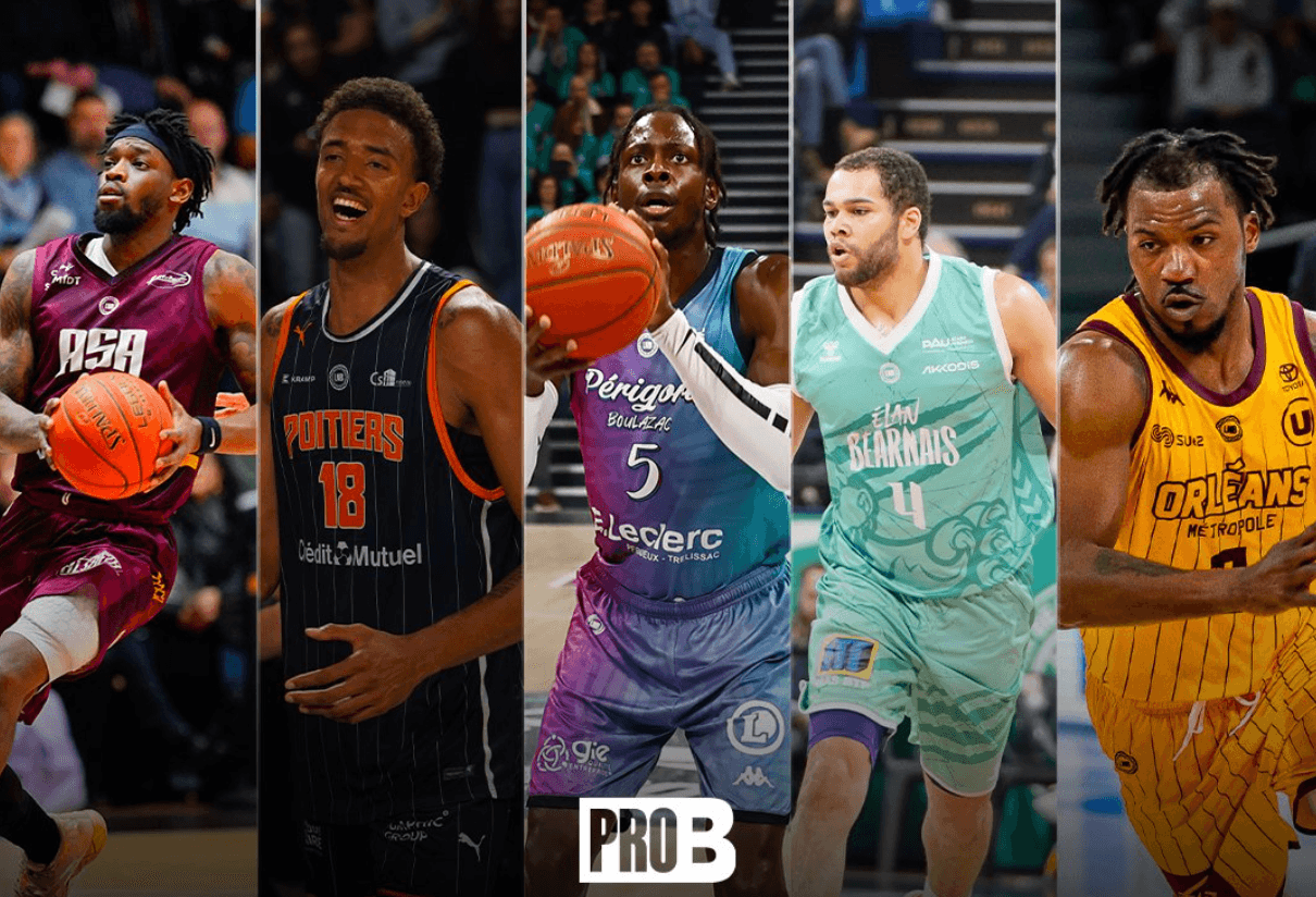 Le cinq idéal de la saison de Pro B 2024-2025, avec Jonathan Jeanne