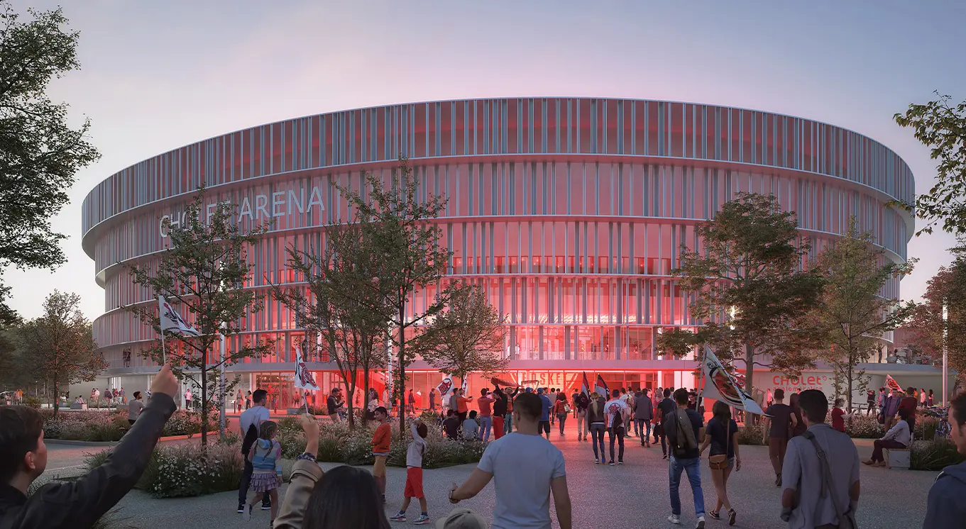 Le futur Palais des sports de Cholet : 6 051 places pour un chaudron flambant neuf