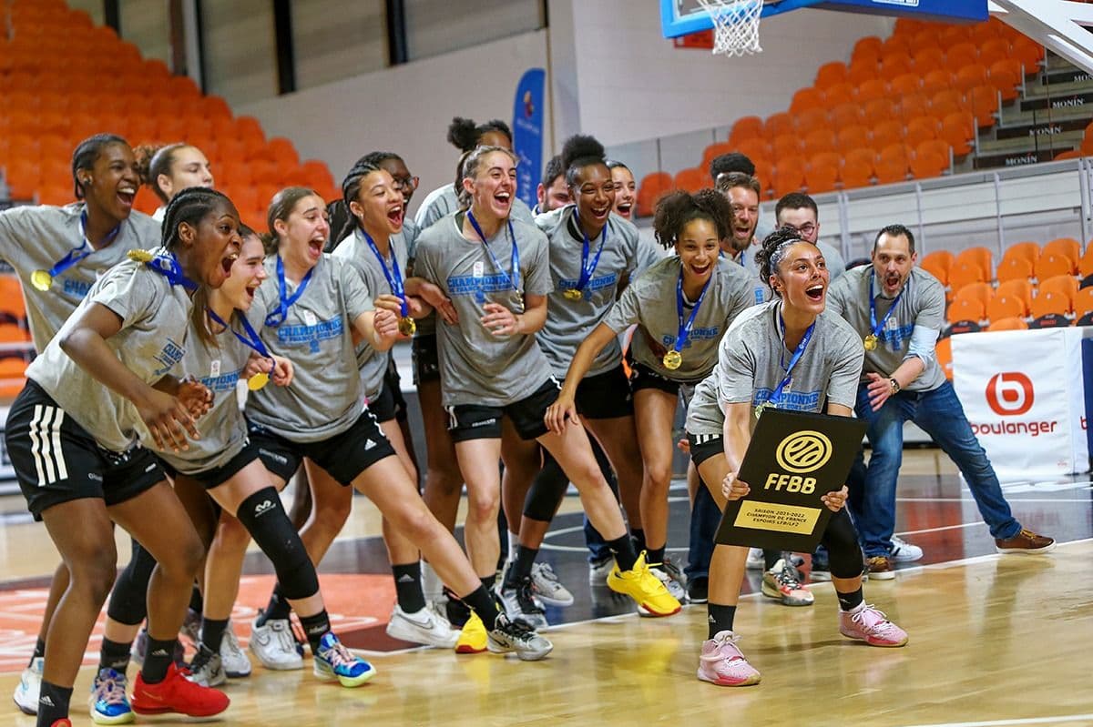 Champion de France Espoirs, l’ASVEL Féminin reste en NF1