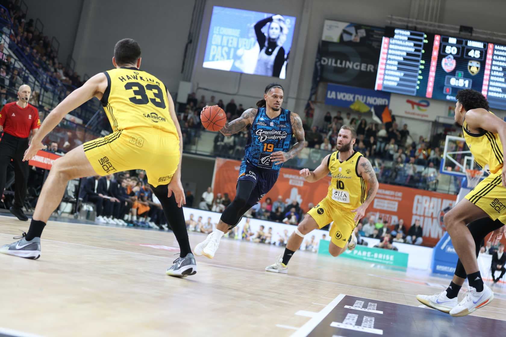 D’abord bousculé, Gravelines-Dunkerque inflige une correction à La Rochelle