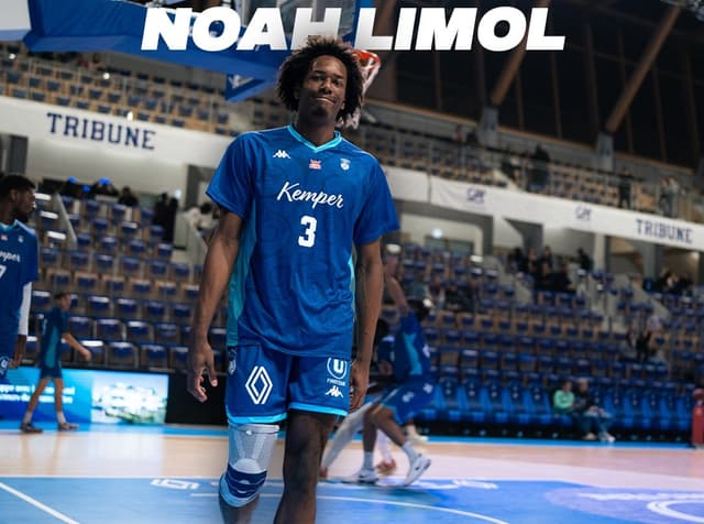 Une place l’attendait à Quimper, mais Noah Limol file en NCAA