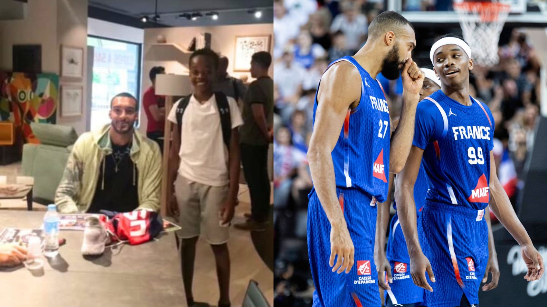 Selon Rudy Gobert, « le ciel est la limite » pour Bilal Coulibaly