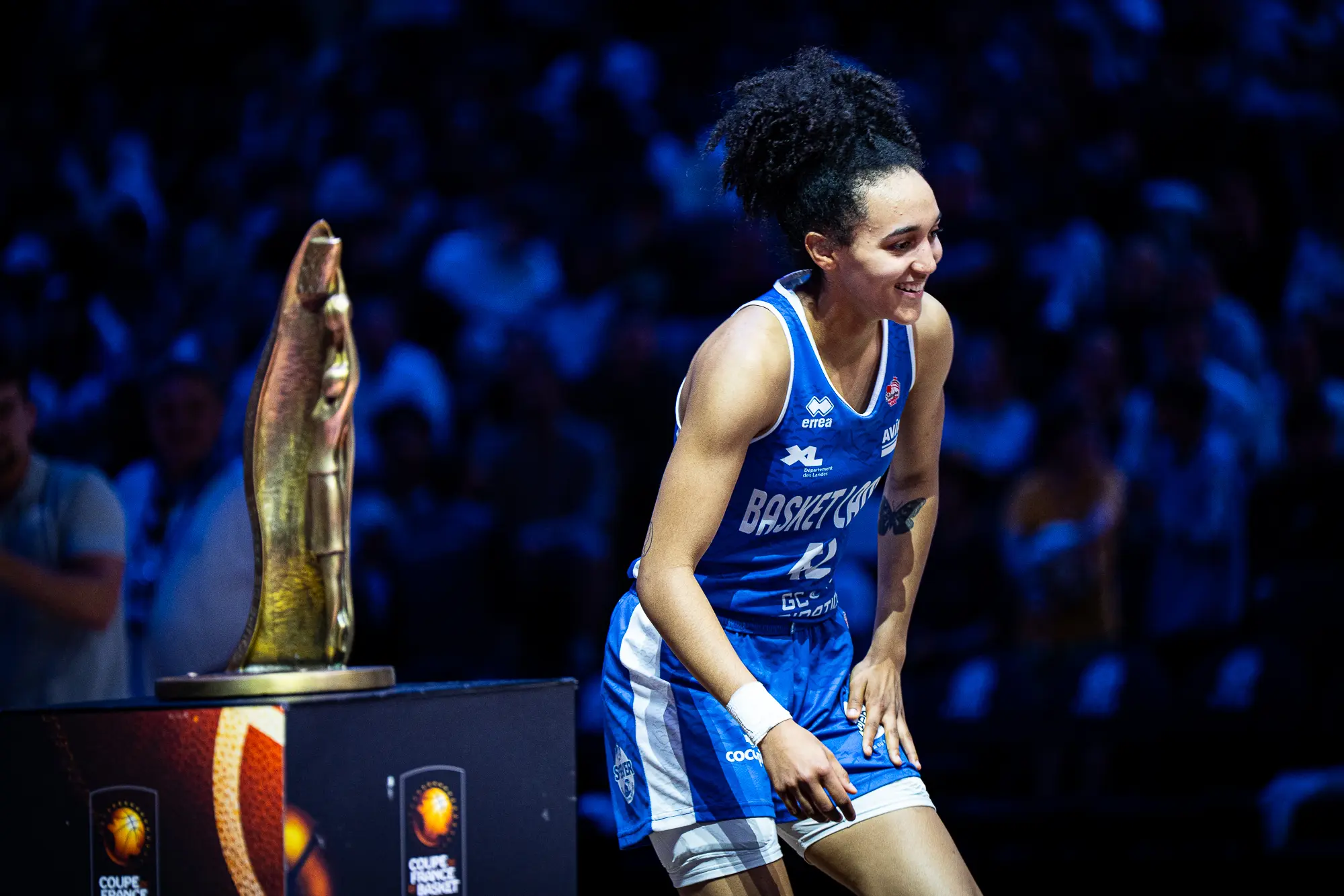 Leïla Lacan, MVP d’un Basket Landes « rare et spécial » : « je joue pour des titres collectifs, pas pour les trophées individuels » »