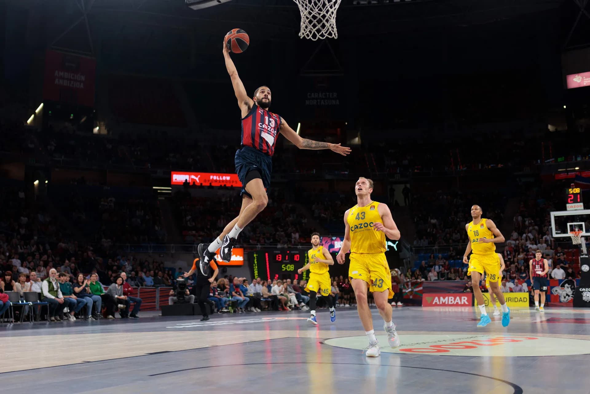 Auteur d’un double-double contre l’ASVEL, Darius Thompson est élu MVP de la 33e journée