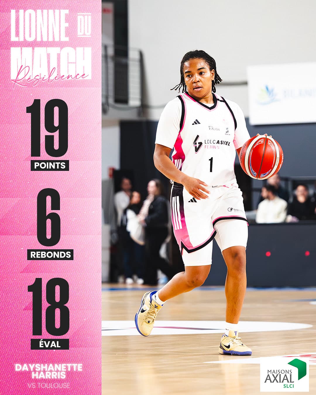 L’ASVEL Féminin s’impose face à Toulouse et lance enfin sa saison