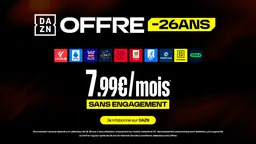 DAZN Offre de moins de 26 ans