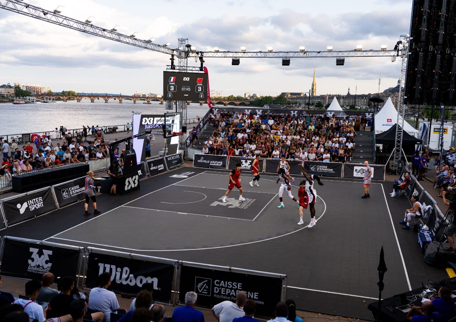 Deux finales pour les quatre équipes françaises engagées à Bordeaux en 3×3
