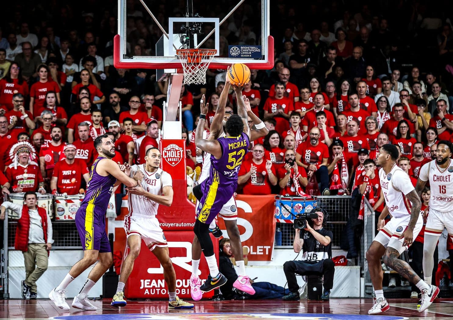Dans un contexte tendu, Cholet s’incline face à l’Hapoel Holon