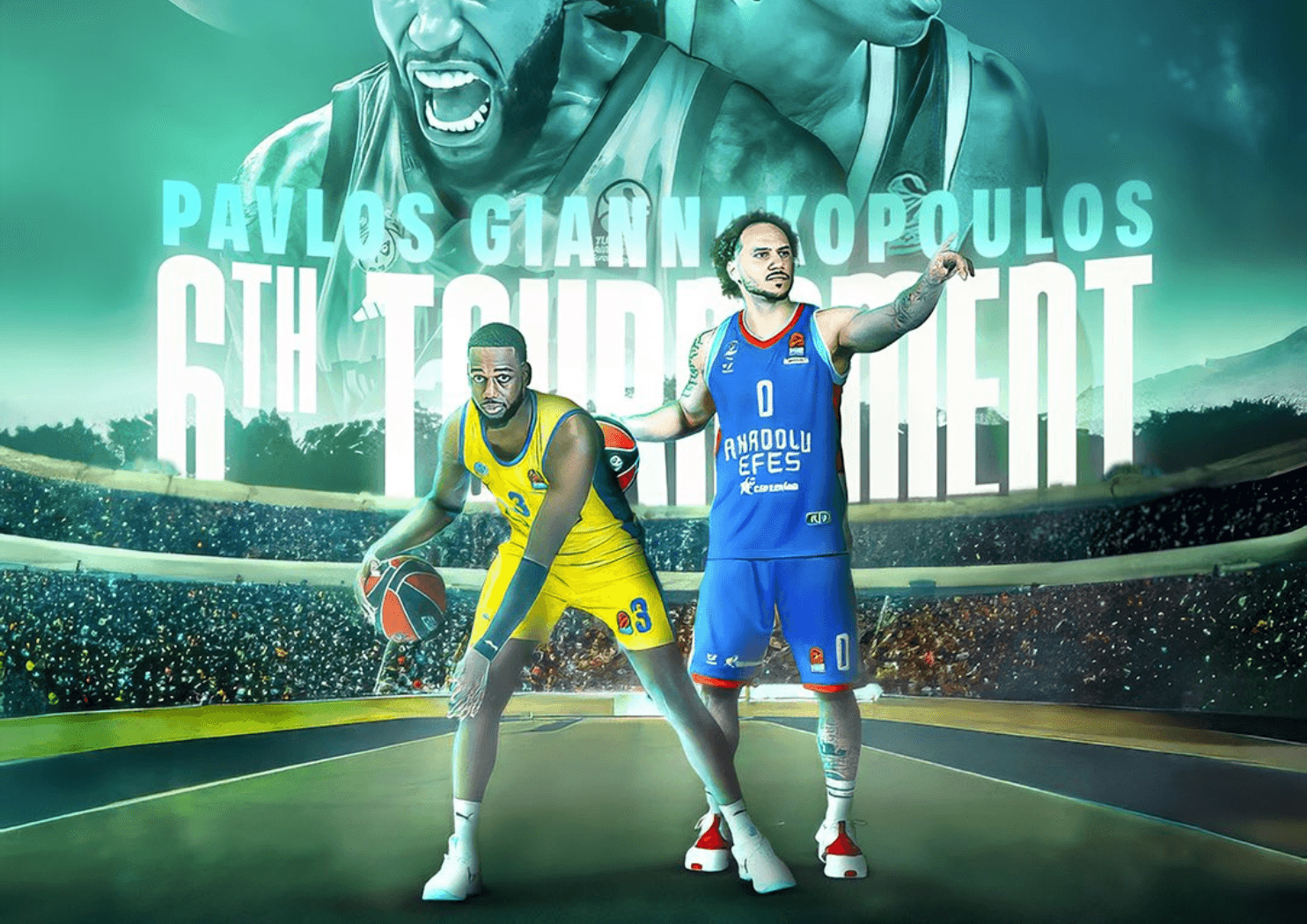 Le Pavlos Giannakopoulos Tournament, qui réunit 4 équipes d’EuroLeague, sera en plein air et devant 40 000 personnes