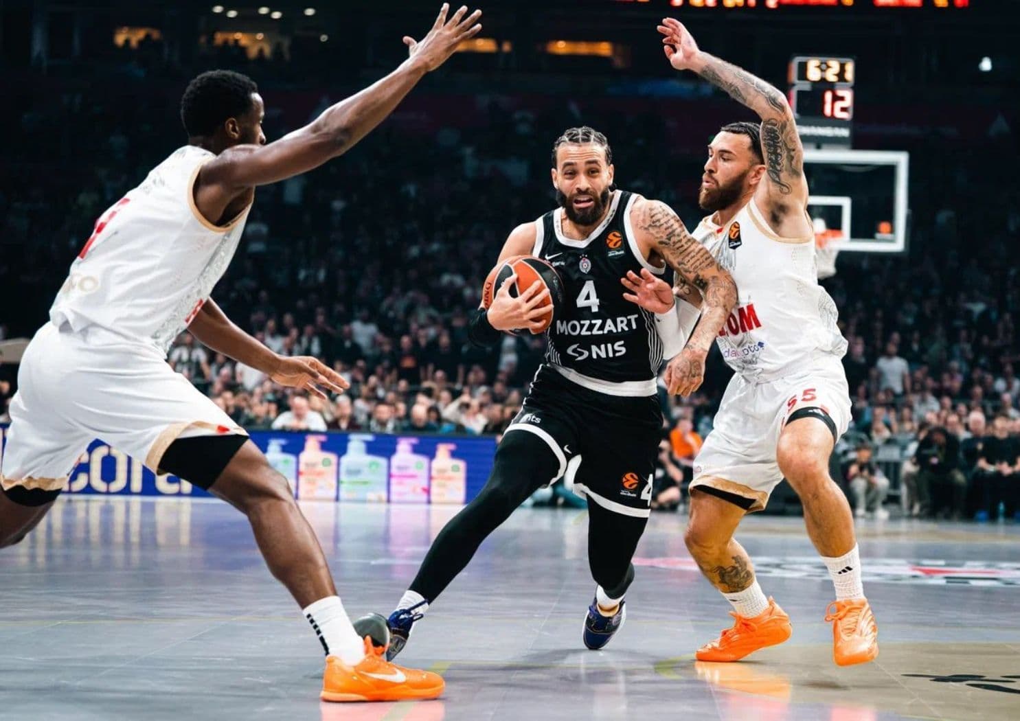 Monaco fait le plus dur en remontant le Partizan avec un 22-0, mais rate sa chance dans la dernière minute