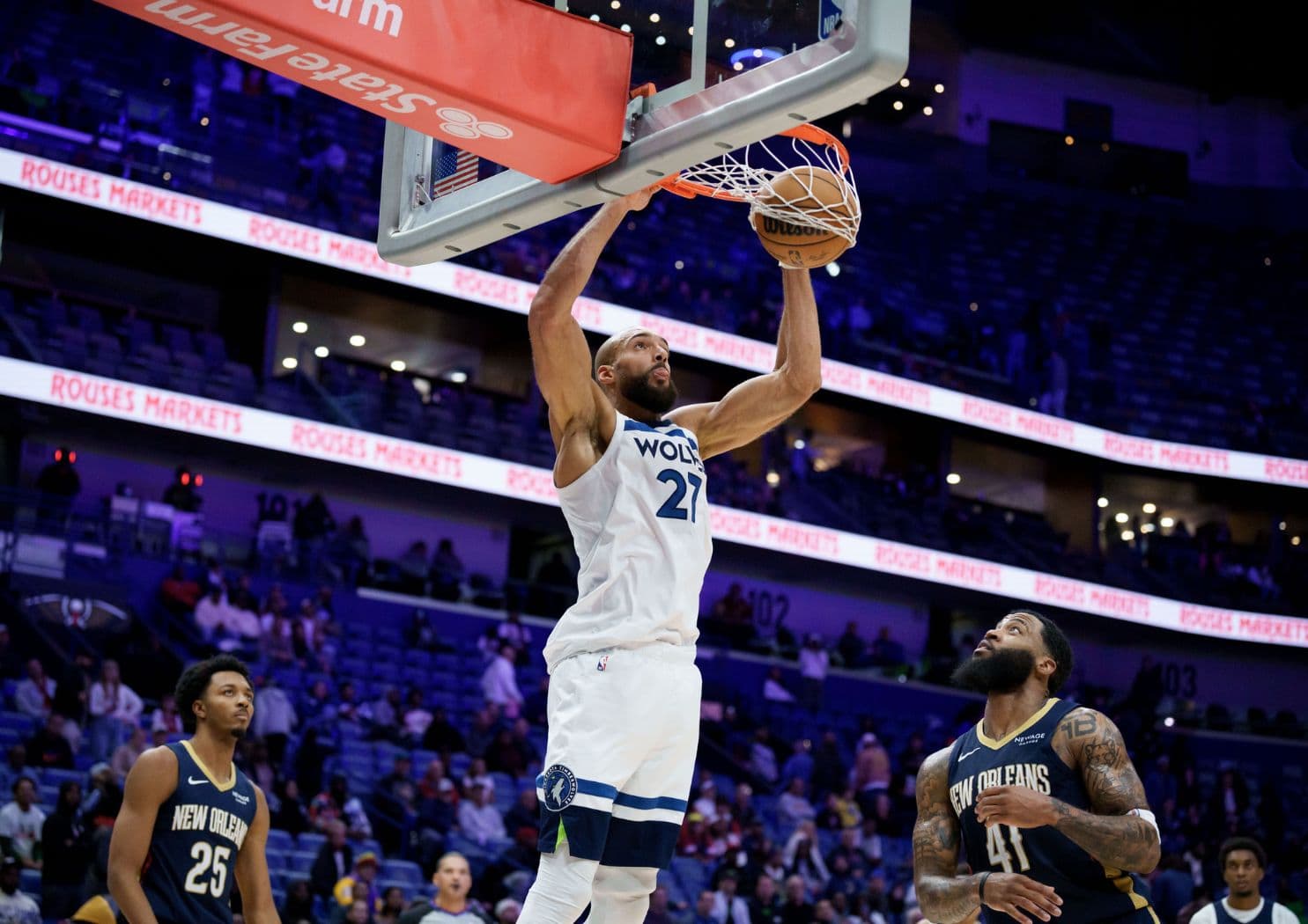 Toujours historiquement efficace, Rudy Gobert réussit son meilleur match offensif de la saison !