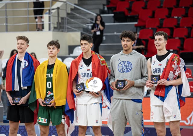 Malgré la 5e place française, Nathan Soliman termine dans le cinq All-Star de l’Euro U16
